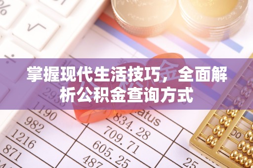 平阳掌握现代生活技巧，全面解析公积金查询方式