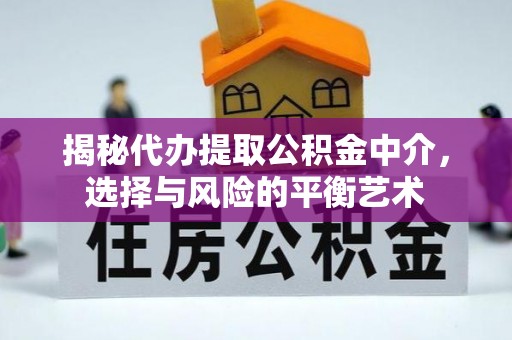 平阳揭秘代办提取公积金中介，选择与风险的平衡艺术