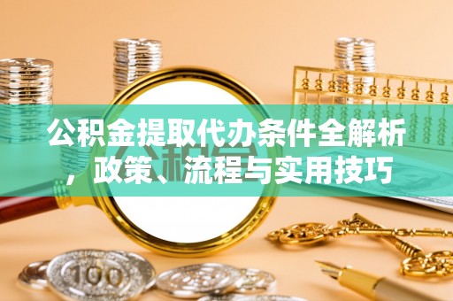 平阳公积金提取代办条件全解析，政策、流程与实用技巧